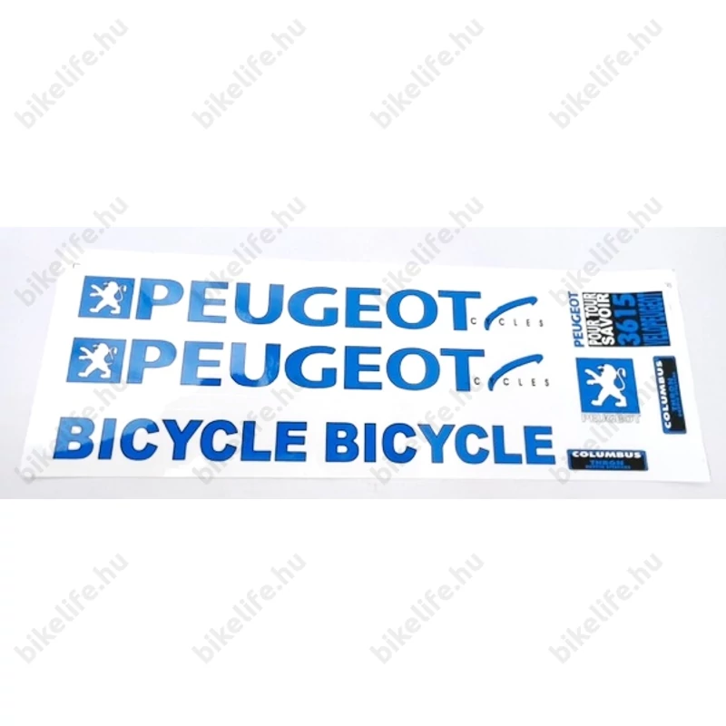 Peugeot matrica garnitúra műgyantás 35x13cm 5féle színben kapható