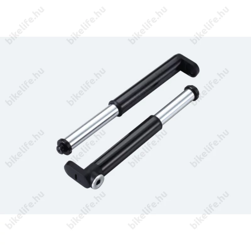 BBB DoubleShot BMP-102, dupla kamrás, tubeless ready, 8 bar, 120mm, fekete