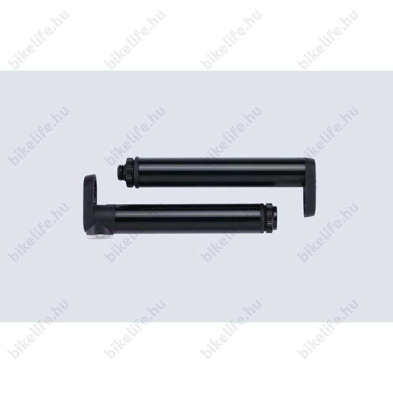 BBB DoubleShot BMP-102, dupla kamrás, tubeless ready, 8 bar, 120mm, fekete