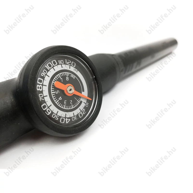 Pumpa mini KTM  nyomásmérővel 8bar fekete