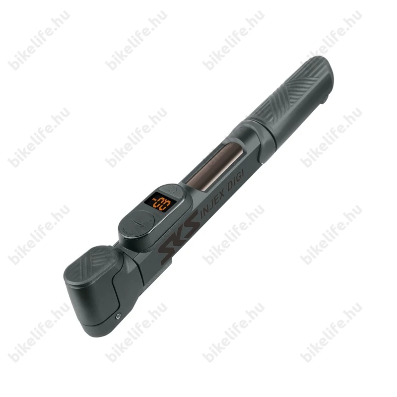 SKS Injex Control Digi nyomásmérős mini pumpa dual fejjel T-fogantyúval 10bar-ig