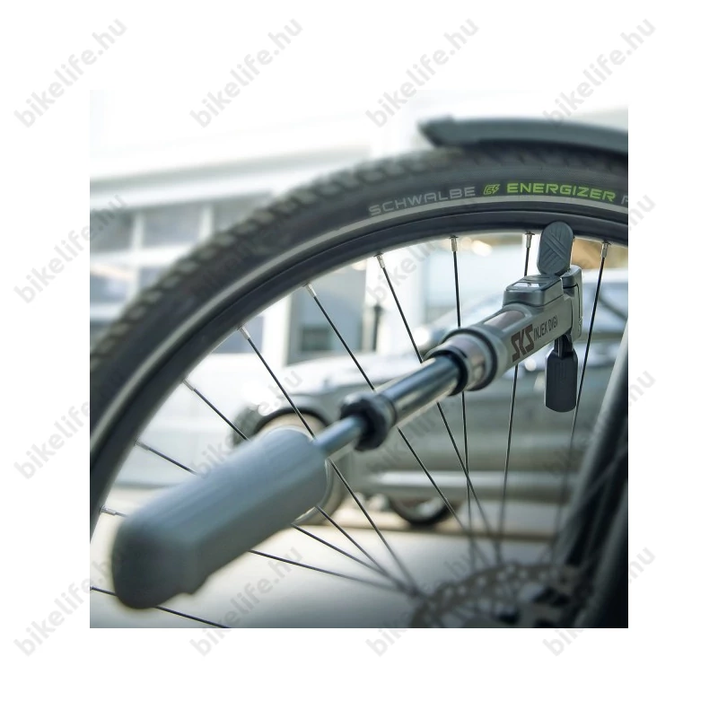 SKS Injex Control Digi nyomásmérős mini pumpa dual fejjel T-fogantyúval 10bar-ig