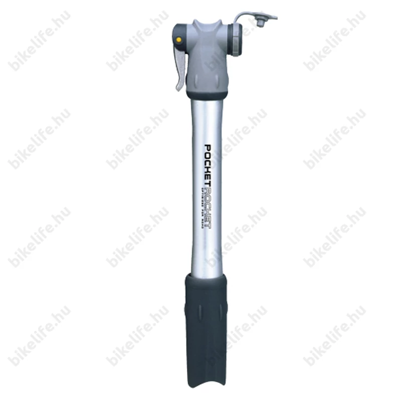 Pumpa mini Topeak Pocket Rocket 160PSI/11Bar, 22,2cm, univerzális csappantyús fejjel, alu testű,115g