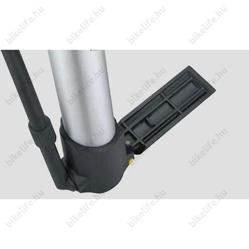 Pumpa mini Topeak Mini Morph G 11bar nyomás, SmartHead intelligens fej, alu test, ezüst/fekete, nyomásmérős