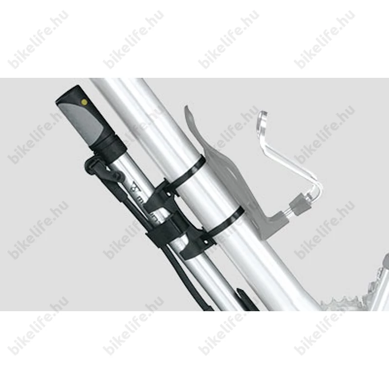 Pumpa mini Topeak Mini Morph G 11bar nyomás, SmartHead intelligens fej, alu test, ezüst/fekete, nyomásmérős