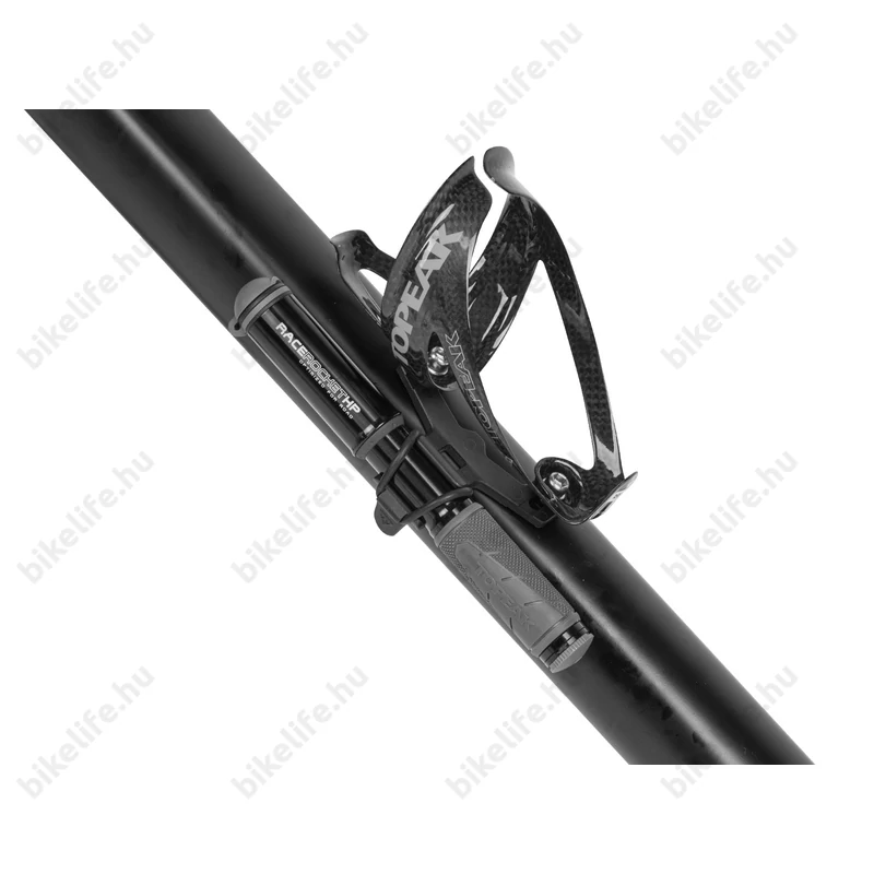 Topeak Racerocket HP országúti minipumpa 11bar, SmartHead, kihúzható tömlős, alu, fekete