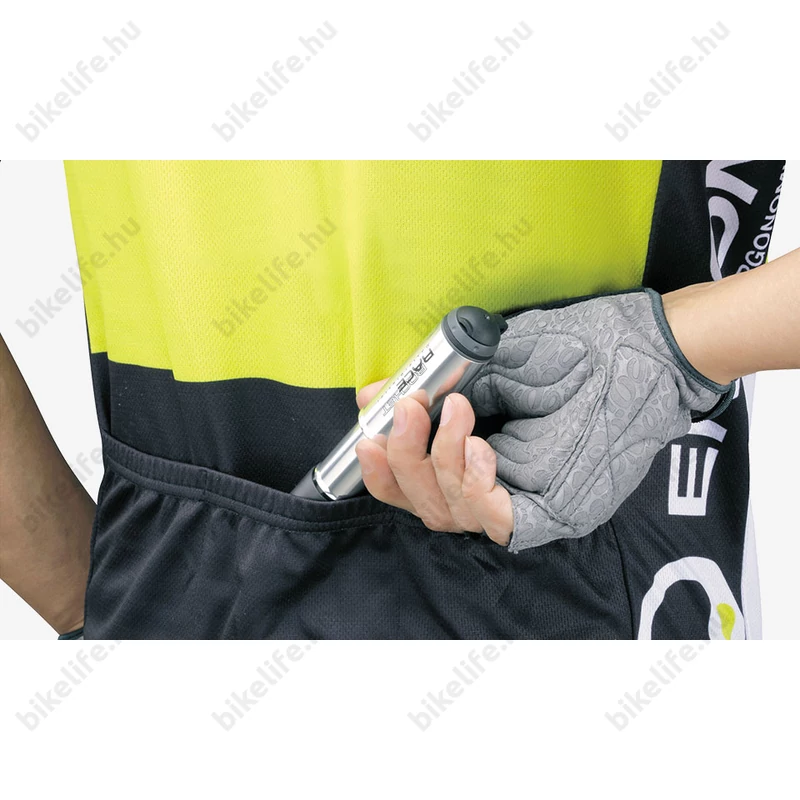 Topeak Racerocket HP országúti minipumpa 11bar, SmartHead, kihúzható tömlős, alu, fekete