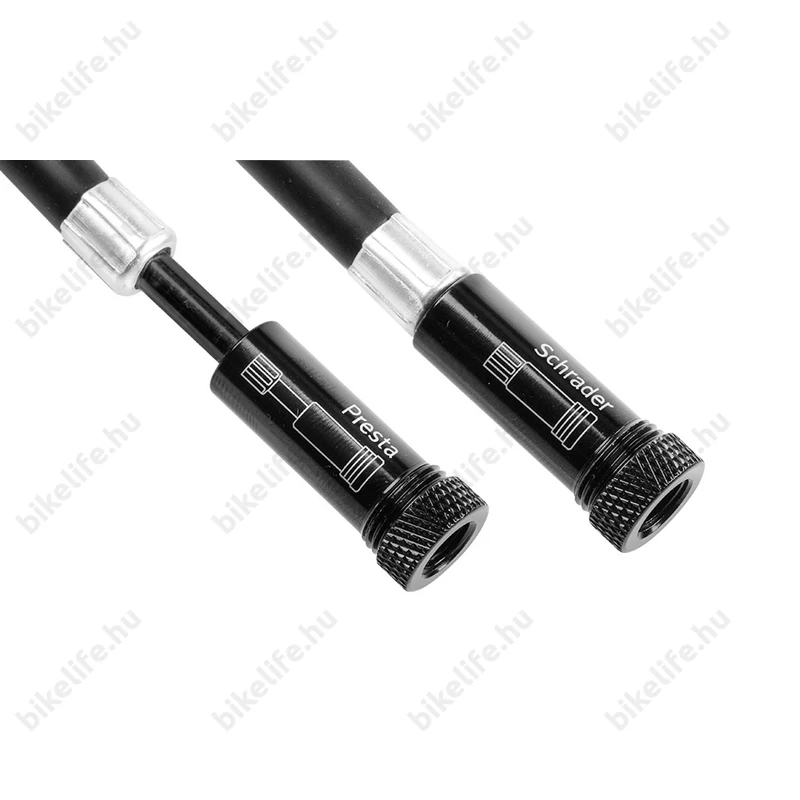 Topeak Racerocket HP országúti minipumpa 11bar, SmartHead, kihúzható tömlős, alu, fekete