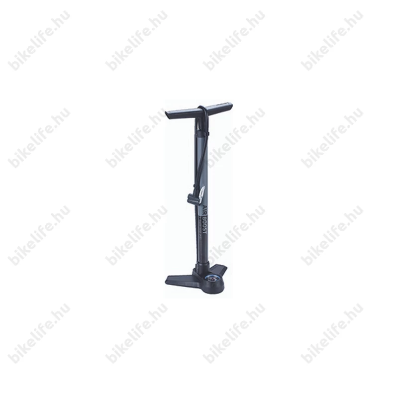 BBB BFP-21 AirBoost műhelypumpa acél testtel, 9 bar/130PSI, ezüst