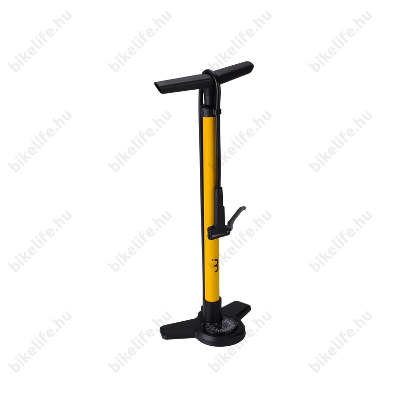 BBB AirBoost 2.0 BFP-28 műhelypumpa acél testtel, 11 bar minden szeleptípushoz sárga