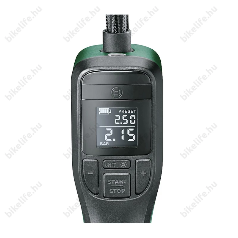 Bosch EasyPump akkumulátoros kerékpárpumpa 10 Bar nyomásig minden szeleptípushoz továbbá matrachoz és labdához