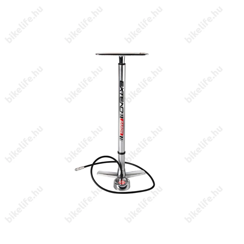 Extend Baron műhelypumpa 61cm alu AV/SV nyomásmérős, ezüst