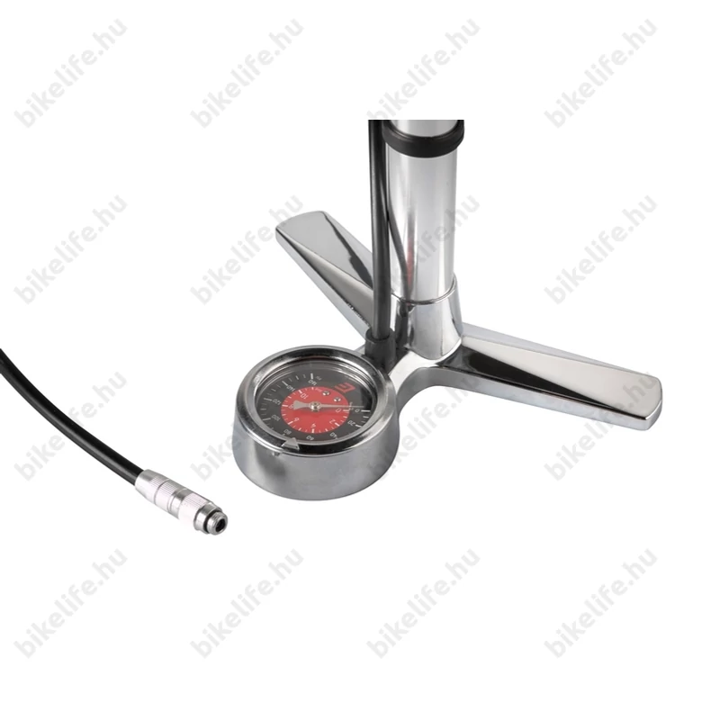 Extend Baron műhelypumpa 61cm alu AV/SV nyomásmérős, ezüst