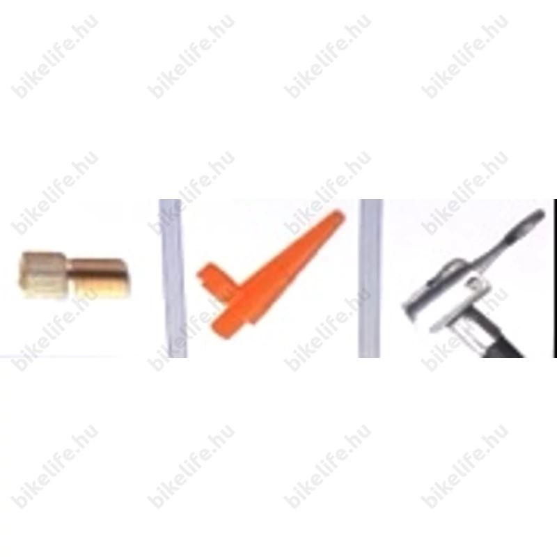 Lábpumpa SKS Twin Air dupla kamrás, nyomásmérővel 7bar