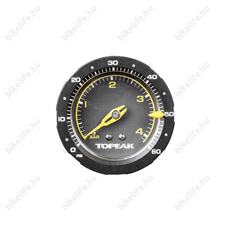 Pumpa műhely Topeak JoeBlow Mountain,4bar,nyomásmérős,univerzális fej,leeresztő szeleppel