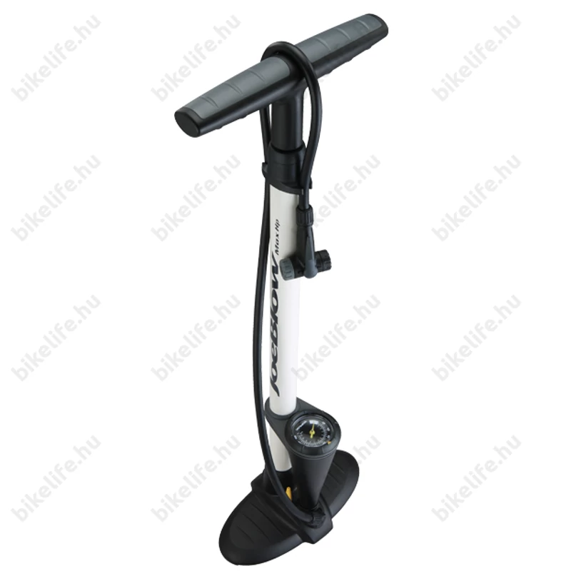 Pumpa műhely Topeak JoeBlow Max HP 11bar nyomás, TwinHead univezális fej, nyomásmérő, fehér