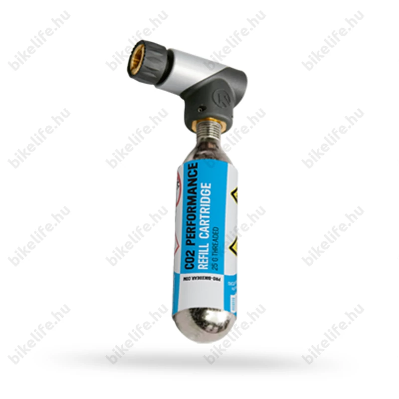 Pro Micro CO2 mini pumpa patronos fekete/ezüst, 25g-os menetes patron