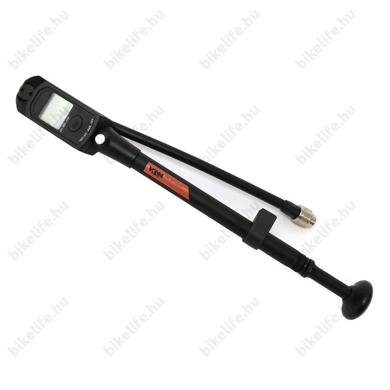 Teleszkóp pumpa KTM 21bar/300PSI, digitális kijelző, fekete