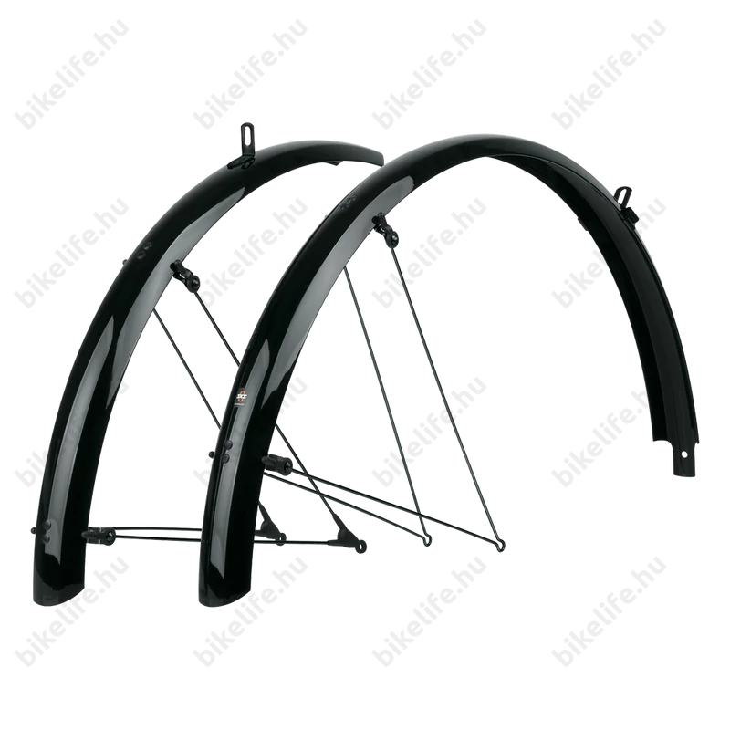 Trekking sárvédő SKS Bluemels Basic aluplasztik fekete 55mm széles