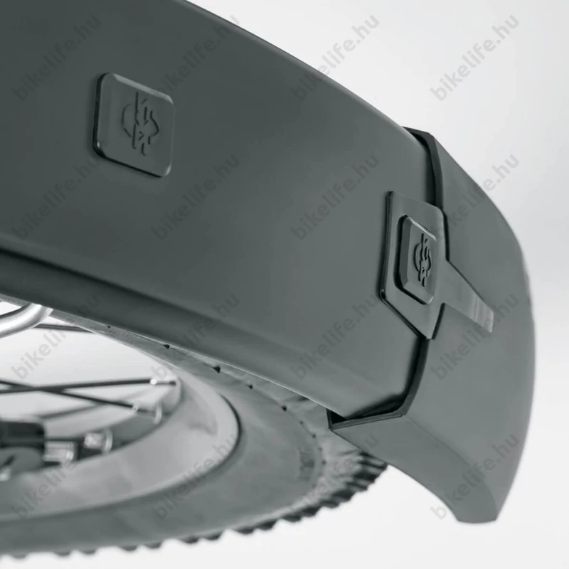 SKS Bluemels Style extra hosszú trekking sárvédő aluplasztik matt fekete 65mm széles