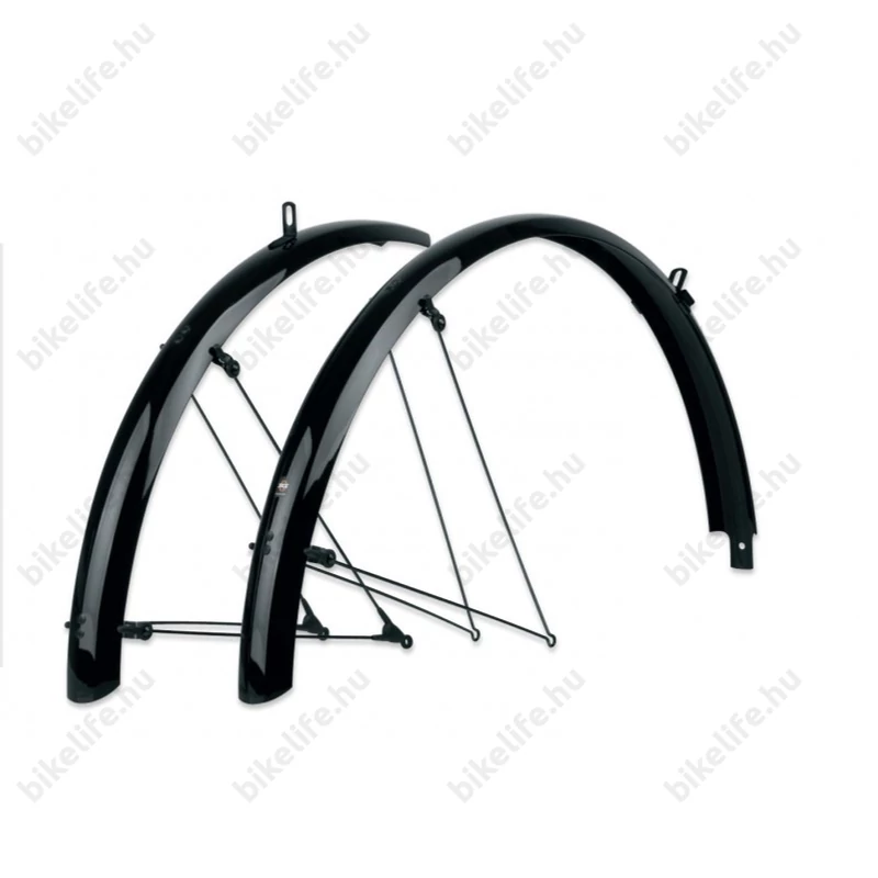 Trekking sárvédő SKS Bluemels Basic aluplasztik fekete 65mm széles