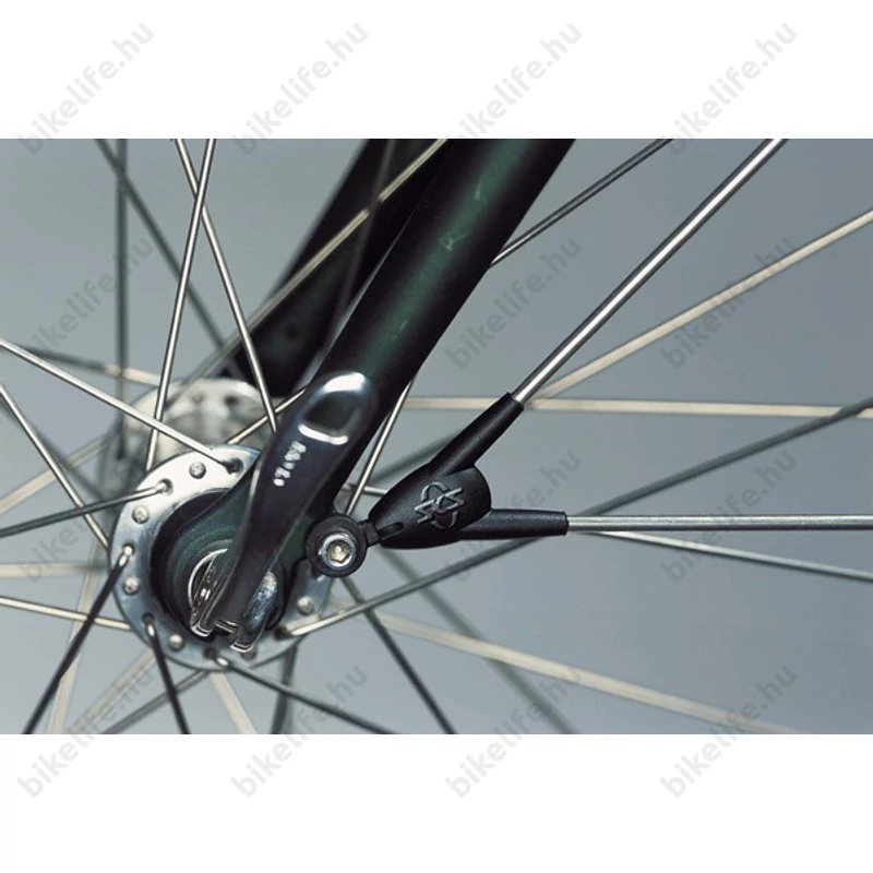 Trekking sárvédő SKS Bluemels aluplasztik, 45mm széles, fényes fekete, reflex csíkkal