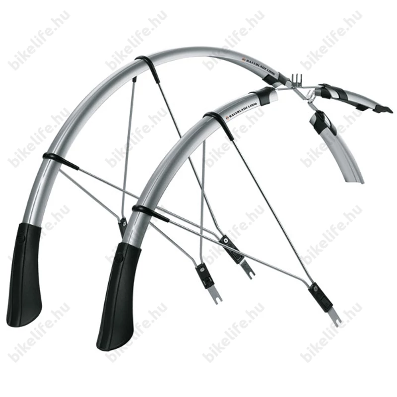 Országúti sárvédő SKS Raceblade Long ezüst, pálcás 700x18-23 (tényleges szélesség: 37mm)