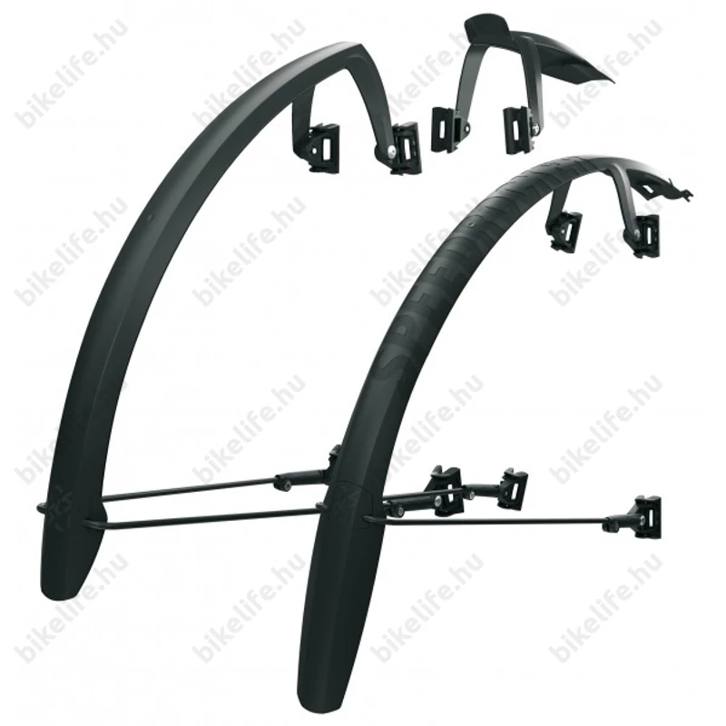 Sárvédő gravel/fitness SKS Speedrocker 47mm széles, gyors rögzítésű, fekete