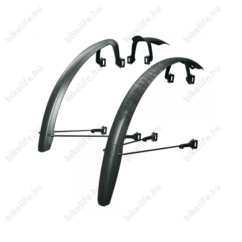 Sárvédő gravel/fitness SKS Speedrocker XL 52mm széles, gyors rögzítésű, fekete