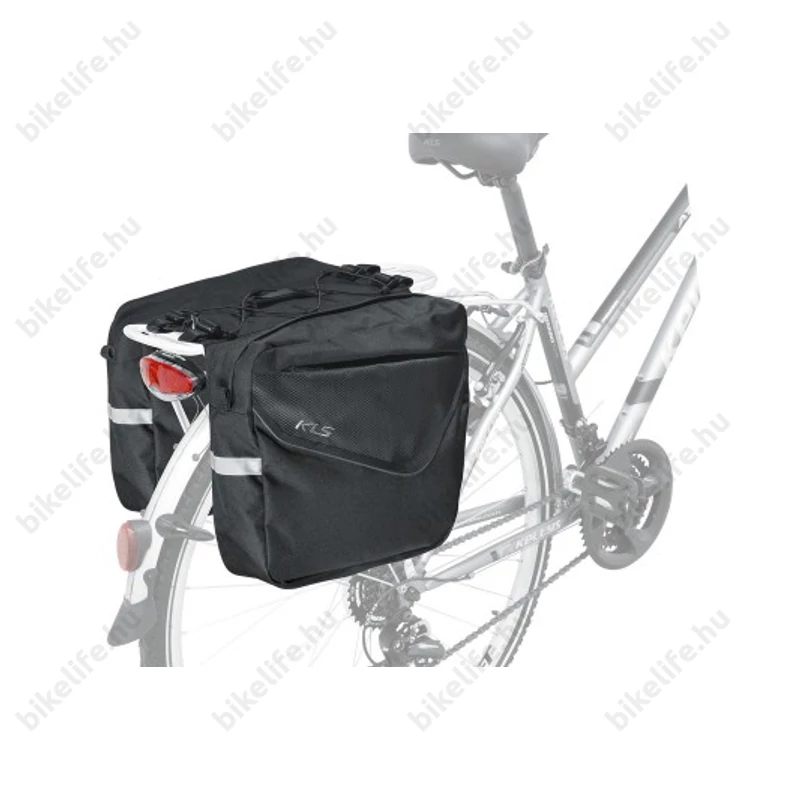Kellys Adventure táska csomagtartóra, 20 L kapacitás, fekete