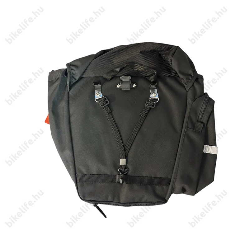Kellys Adventure 40 táska csomagtartóra két oldalas, esővédővel, 20+20 L kapacitás, fekete