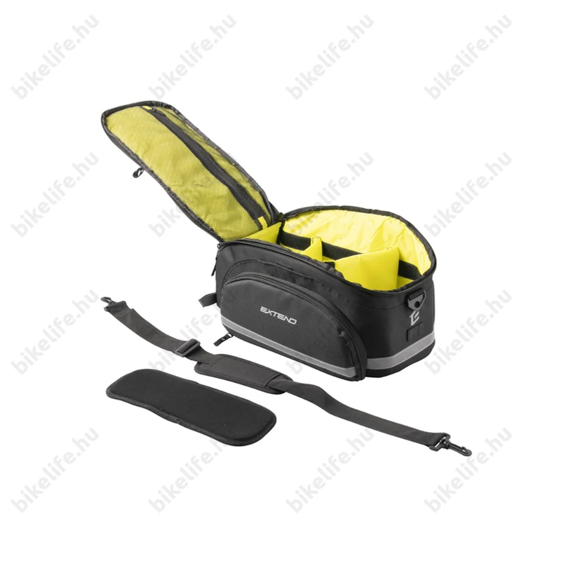Extend Trunker csomagtartótáska bővíthető 10+10 liter, válltáskaként is, vízlepergető anyagból