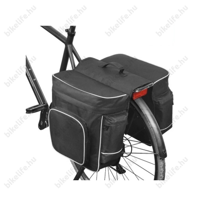 Ridepositive Elements csomagtartóra szerelhető kétrészes túratáska összesen 30 literes