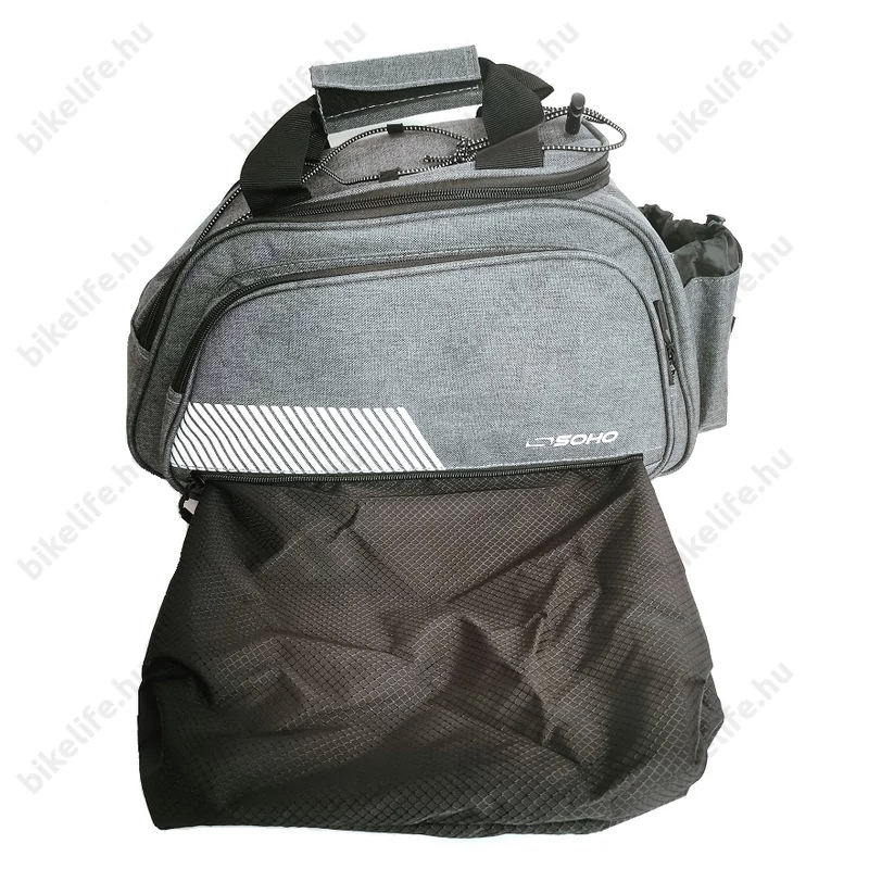 Ridepositive Soho 1+2 részes bővíthető túratáska csomagtartóra összesen 20 liter thermo béléssel esővédő huzattal
