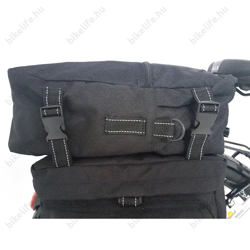 Roswheel B-Race túratáska csomagtartóra 3 részes, 35L kapacitás, fekete 