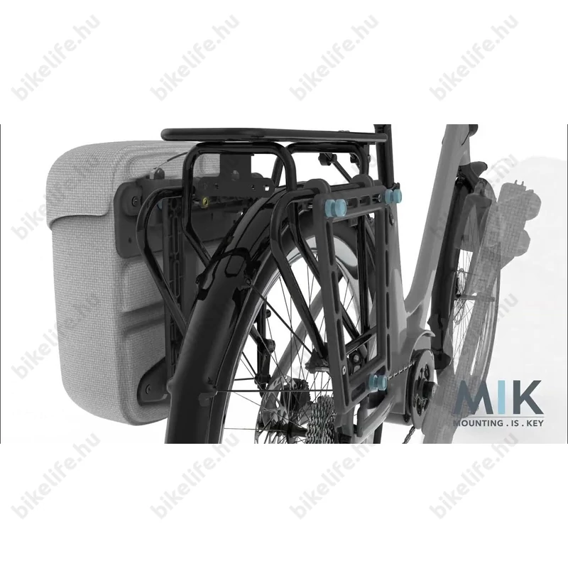 Basil Navigator Storm táska csomagtartóra 25-31 l MIK Side rendszerhez fekete