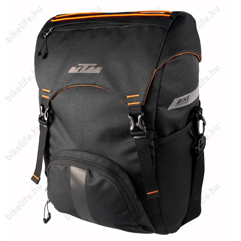 KTM Traveler Carrier Bag táska csomagtartóra 1 oldalas 16 literes, fekete