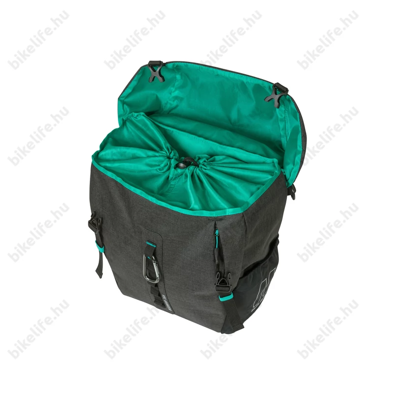 Basil Discovery 365D Single táska csomagtartóra 1 részes sötétszürke gyorszáras M-es