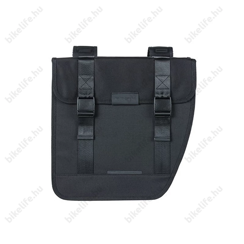 Basil Tour XL táska csomagtartóra 35L kapacitás, 2 részes, pántos, fekete