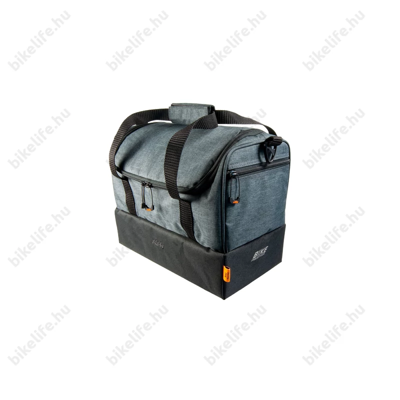 KTM City Trunk Bag Racktime Snap-it rendszerű csomagtartóra szerelhető táska, 15L űrtartalom, fekete