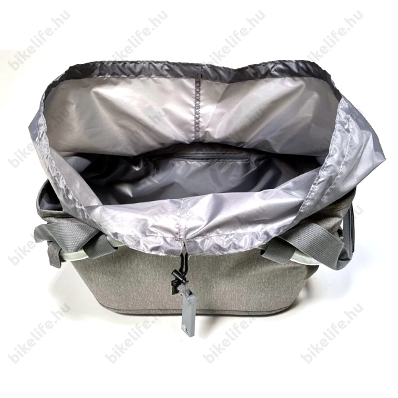 Basil 2 day Carry All kosár csomagtartóra, szürke,adapter nélkül, 22L kapacitás