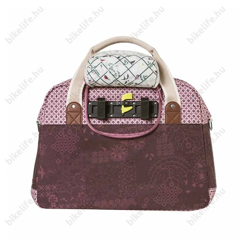 Basil Boheme Carry All táska csomagtartóra vagy kormányra 18L kapacitás, poppy piros