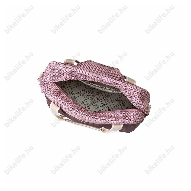 Basil Boheme Carry All táska csomagtartóra vagy kormányra 18L kapacitás, poppy piros