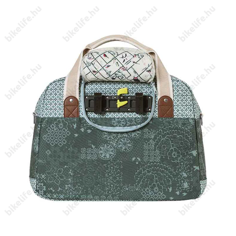 Basil Boheme Carry All táska csomagtartóra vagy kormányra 18L kapacitás, forest zöld