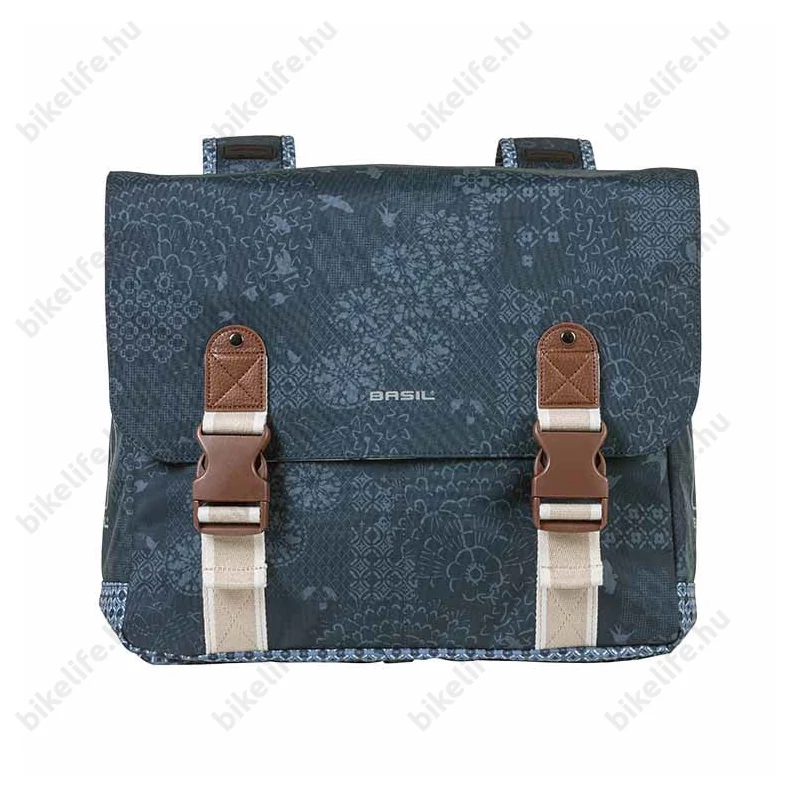 Basil Boheme Double 2 részes táska csomagtartóra 35L kapacitás, indigó színű