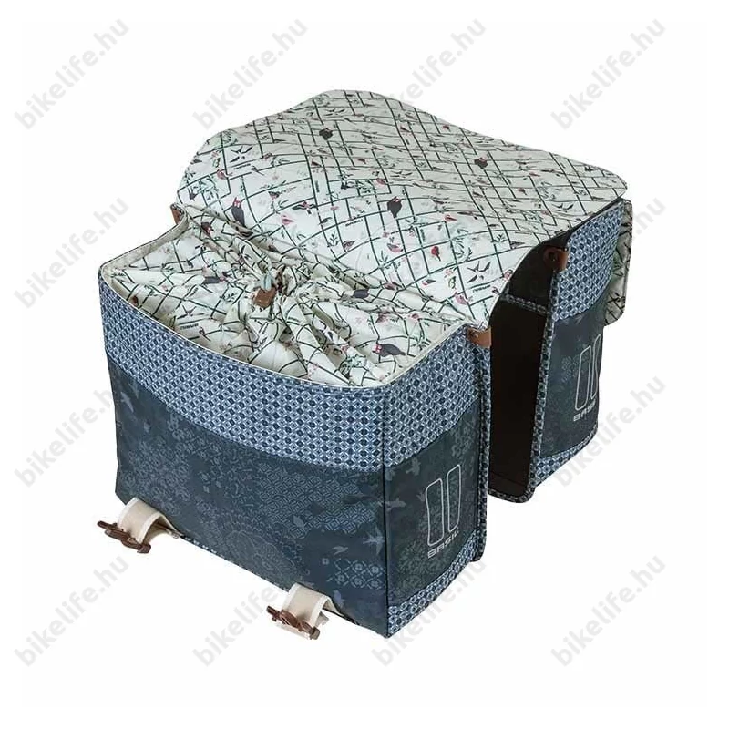 Basil Boheme Double 2 részes táska csomagtartóra 35L kapacitás, indigó színű