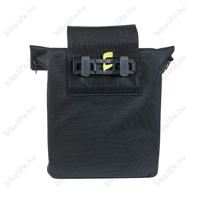 Basil City Shopper csomagtartóra szerelhető táska 1 részes 16l, akasztható-biztosítható mik hooks, fekete