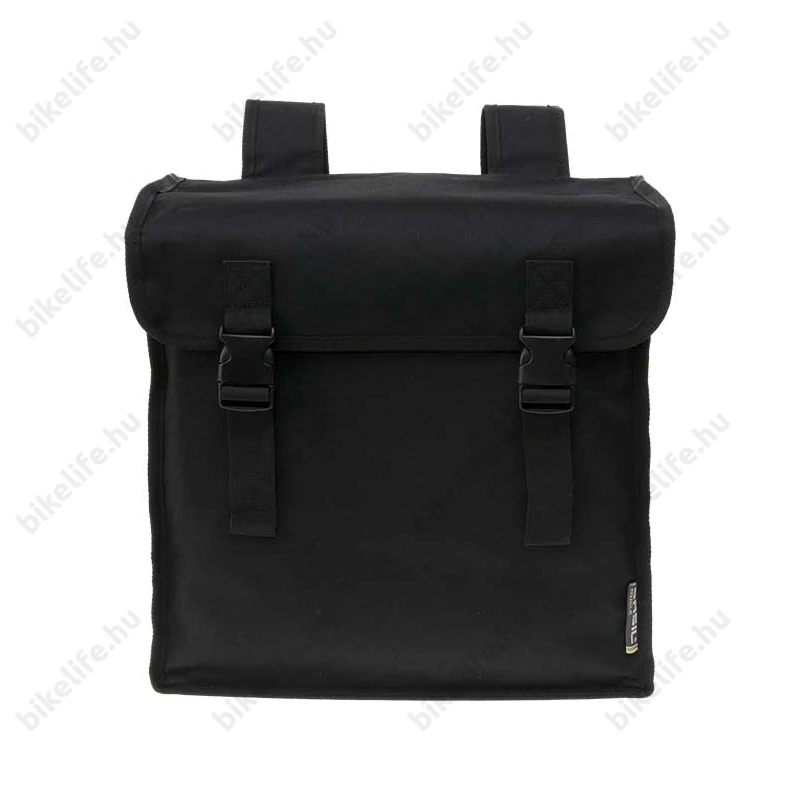 Basil Mara XXL Double Bag 2 részes táska csomagtartóra 47L kapacitás, fekete színű