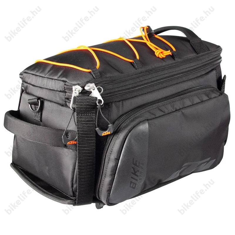 KTM Sport Trunk Bag csomagtartó táska 32 literes lenyíló oldalzsebekkel esővédővel