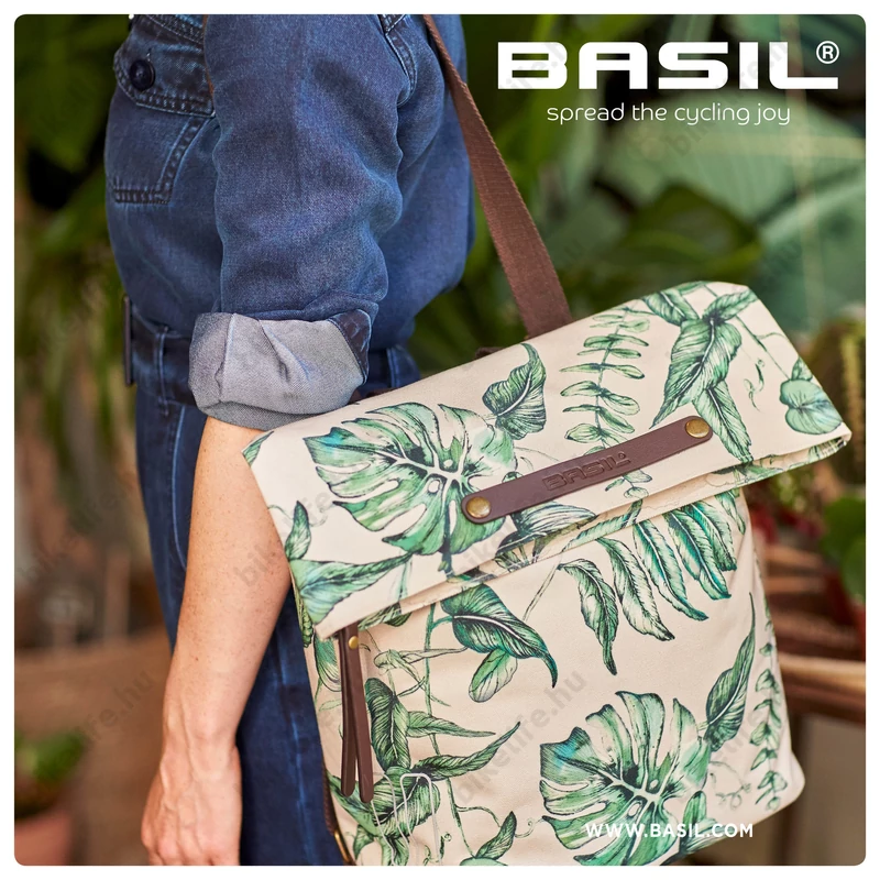 Basil Ever-Green Daypack 3 az 1-ben  táska (oldaltáska, válltáska és hátizsák egyben) 14-19 liter